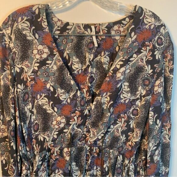 Free People Stealing Fire Mini Dress L - Picture 13 of 14